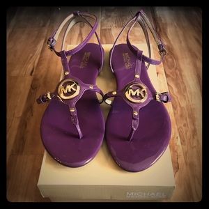 PURPLE MICHAEL KORS SANDALS